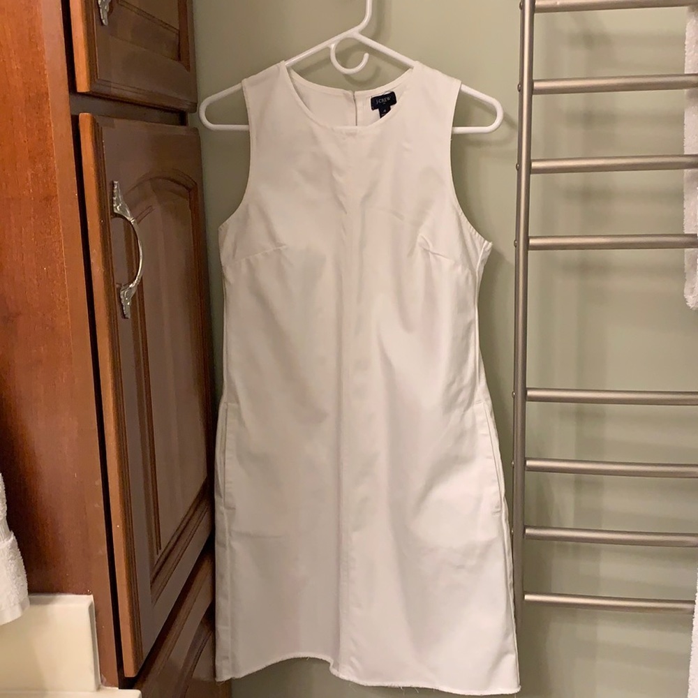 White denim dress